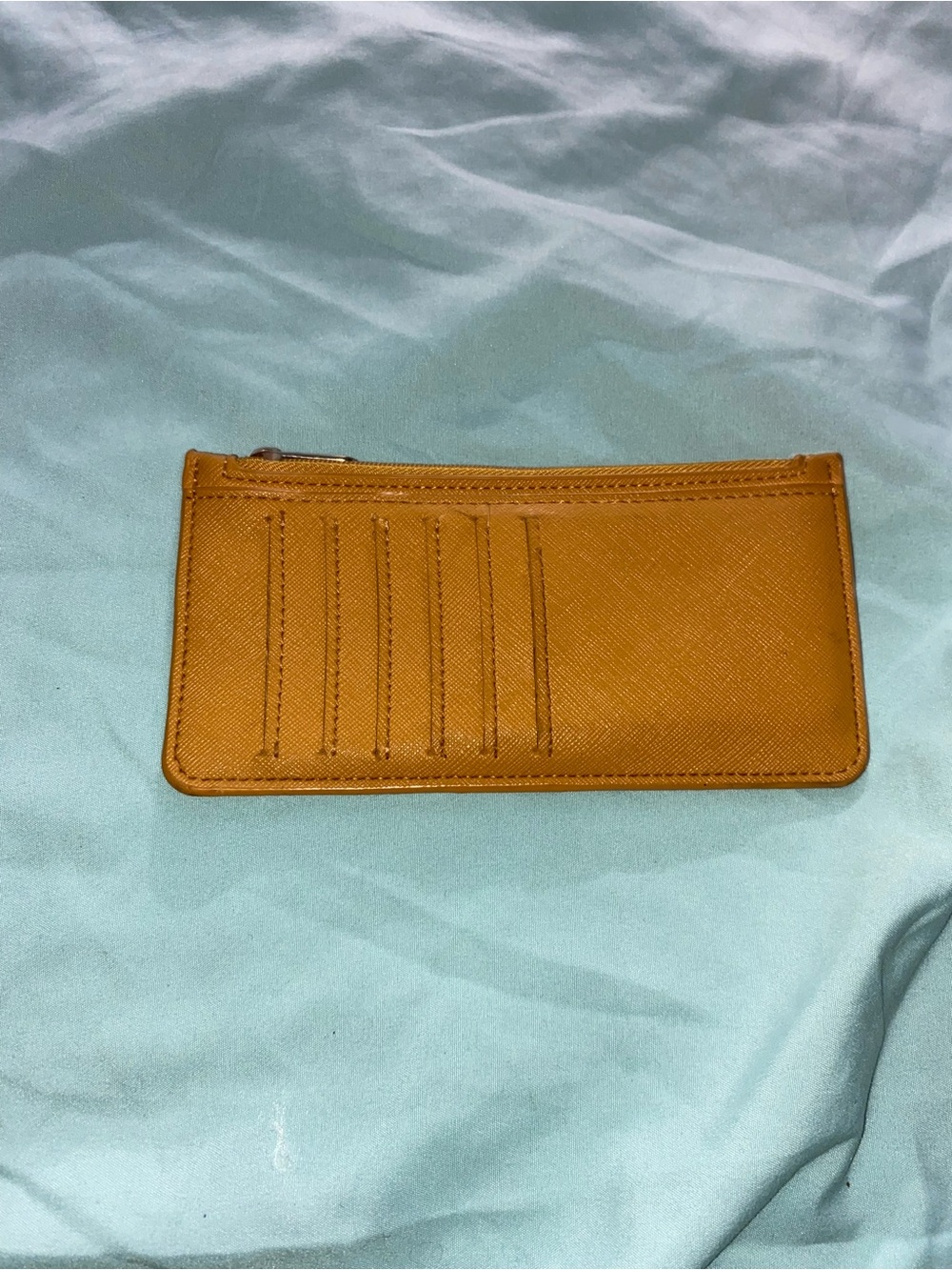 a new day Mustard Yellow Slim Card & Key Holder
